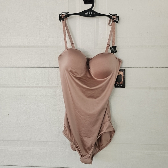 Nicole by Nicole Miller Other - Nude Bodysuit For Woman's with Adjustable Straps